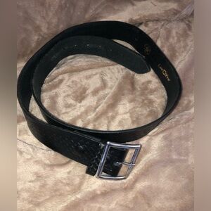 Law Pro black leather belt size 44